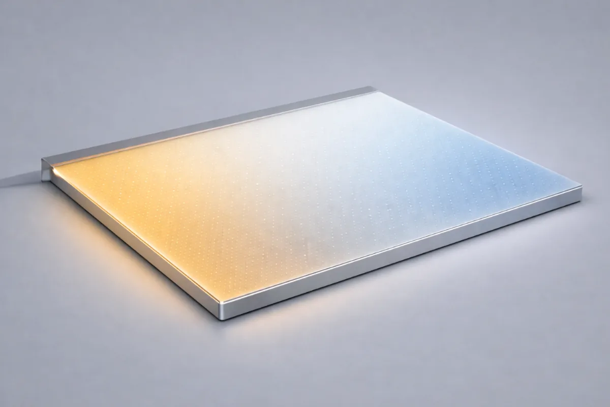 LED-Flächenlicht BASIC CCT mit stufenlos regelbarer Lichtfarbe